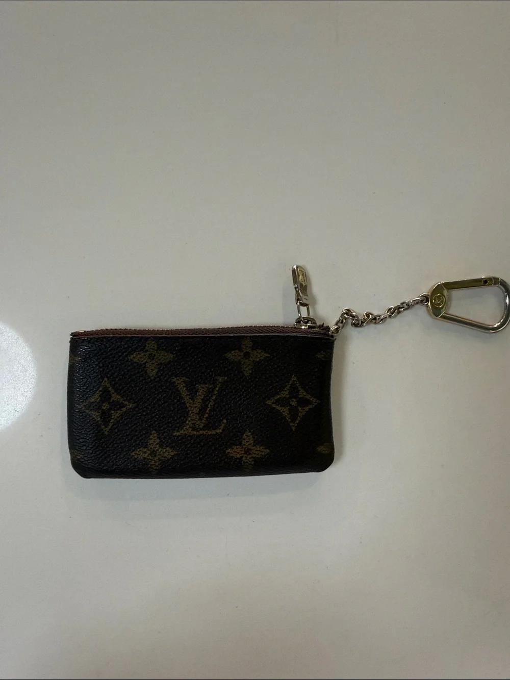 Louis Vuitton Monogram Key & Card Holder in Brown